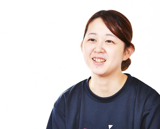 豊珠会の先輩の笑顔