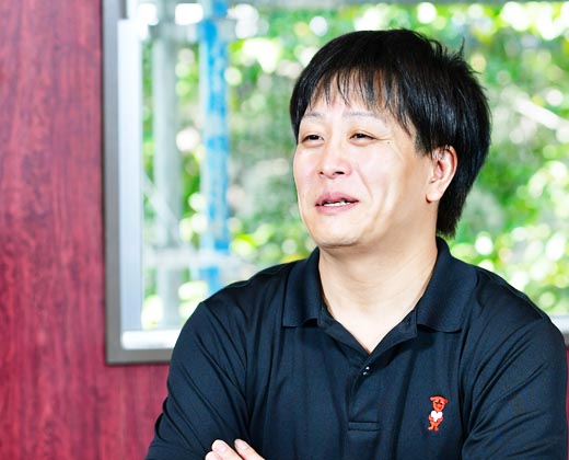豊珠会の先輩の笑顔