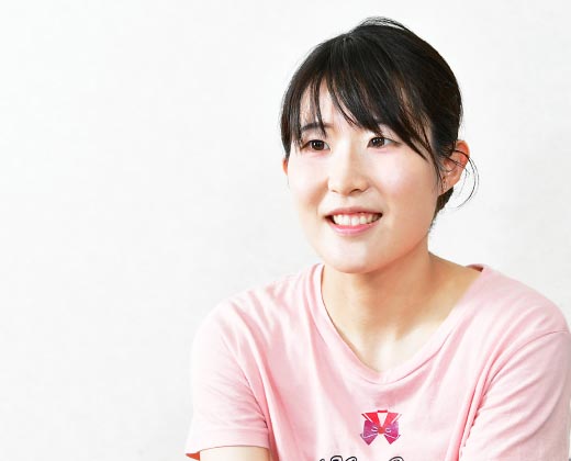 豊珠会の先輩の笑顔