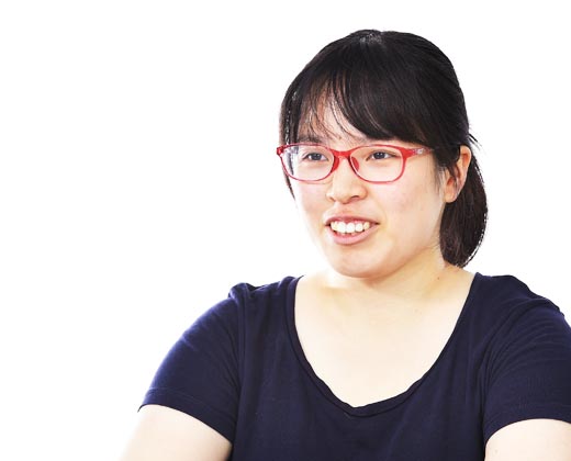豊珠会の先輩の笑顔